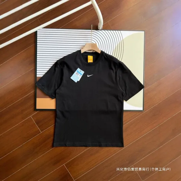 Nike Swoosh Logo T-Shirt Black T-Shirt - 4