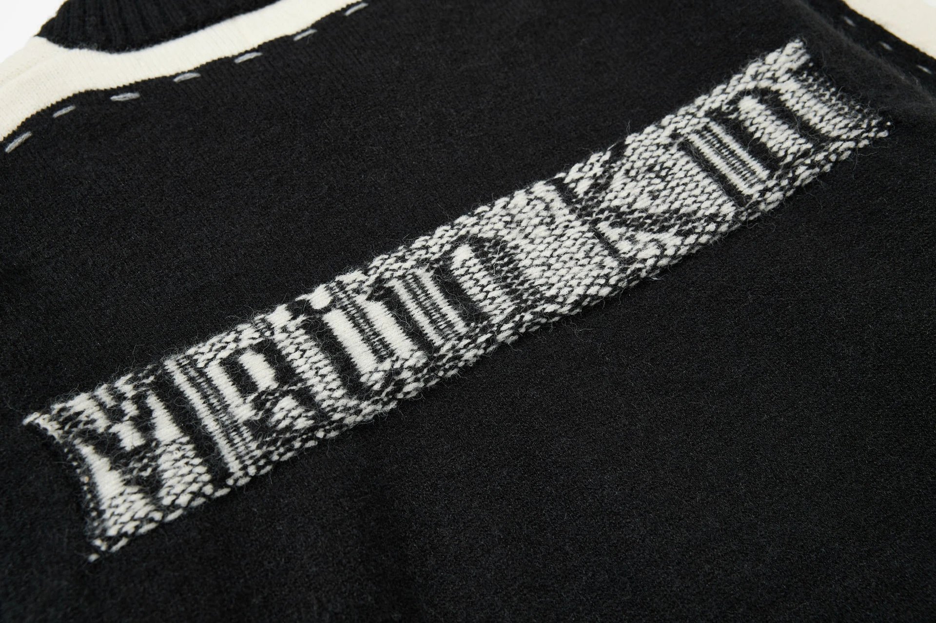 MMY Knit Track Jacket Black/White - 29