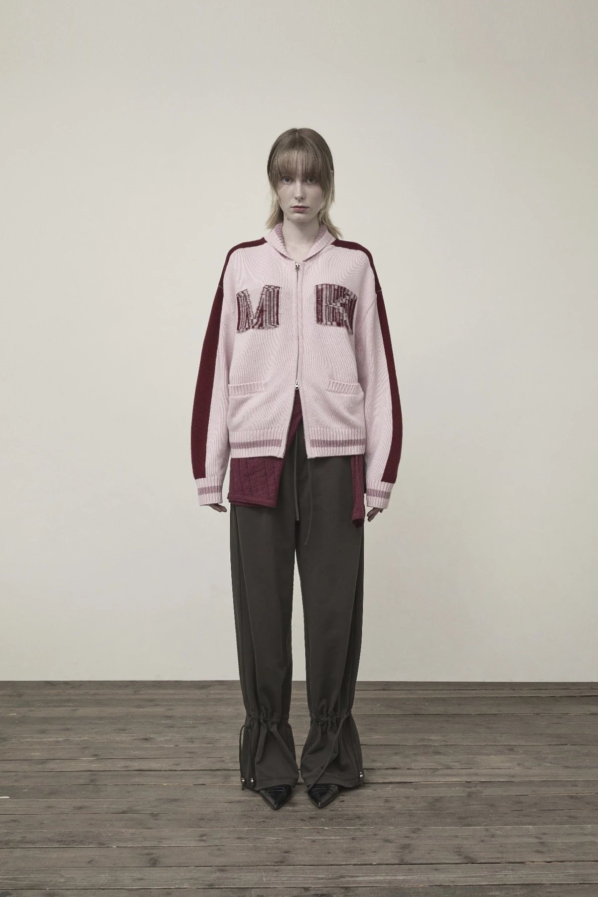 MMY Knit Track Jacket Black/White - 42