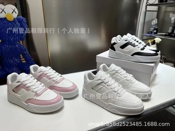 Lacoste Court Classic Pink and White Chunky Sneakers - 22