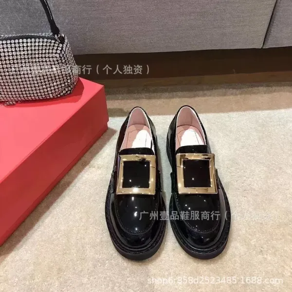Rochas Paris Crystal-Embellished Patent Leather Loafers Black - 15