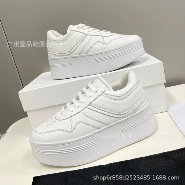 Lacoste Court Classic Pink and White Chunky Sneakers - 8