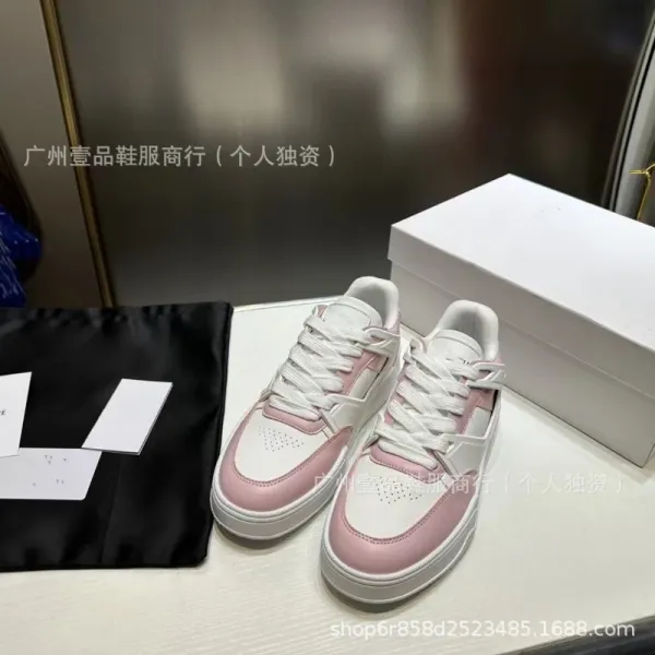 Lacoste Court Classic Pink and White Chunky Sneakers - 38