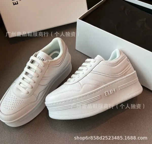 Lacoste Court Classic Pink and White Chunky Sneakers - 6