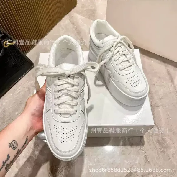 Lacoste Court Classic Pink and White Chunky Sneakers - 19