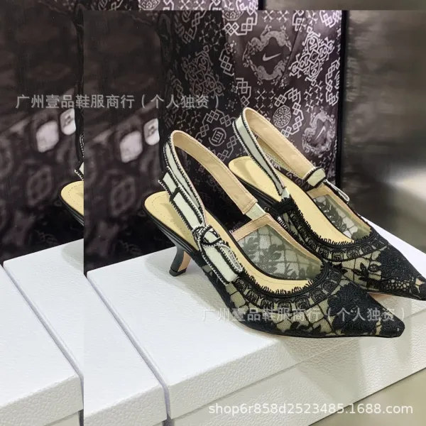 Dior J'Adior Slingback Heels Blue and White Floral Print - 40