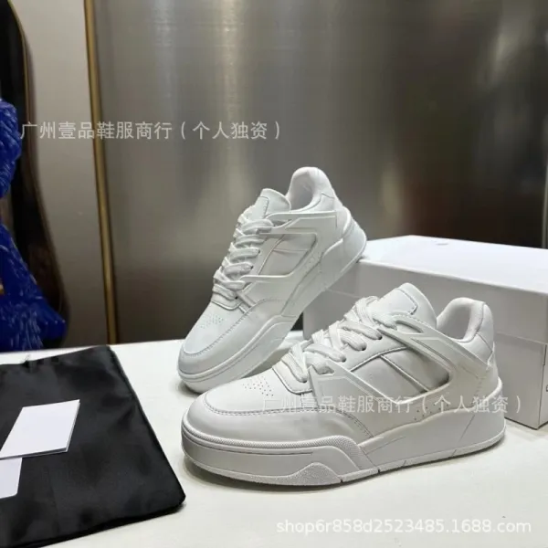 Lacoste Court Classic Pink and White Chunky Sneakers - 35