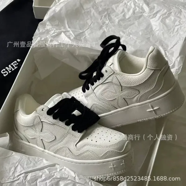 Off-White x Nike Air Force 1 Low White Sneakers - 12