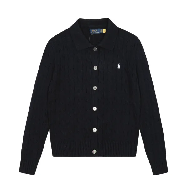 Polo Ralph Lauren Cable Knit Cardigan Pale Yellow Cardigan - 23