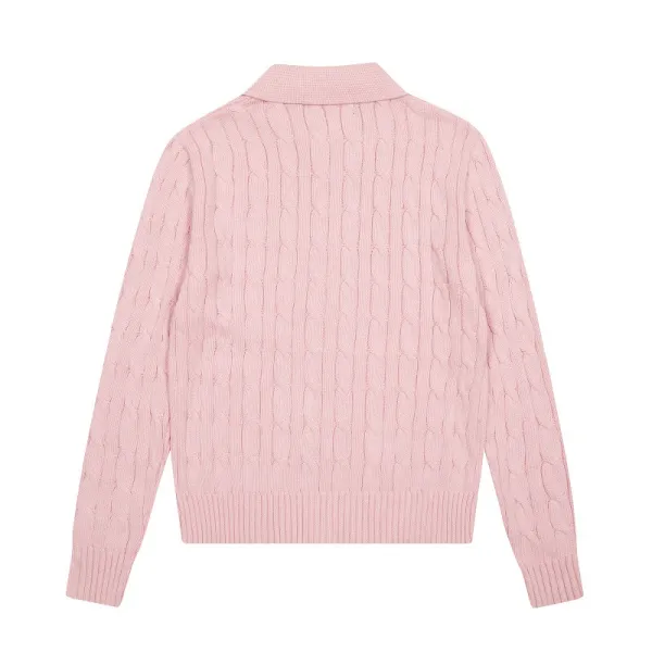 Polo Ralph Lauren Cable Knit Cardigan Pale Yellow Cardigan - 5