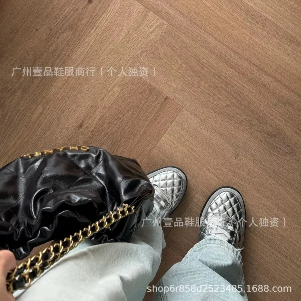 Chanel Tennis Classic Quilted White Pink Sneakers - 11