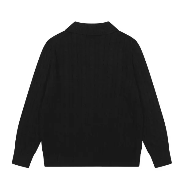 Ralph Lauren Cable Knit Polo Sweater Cream - 16