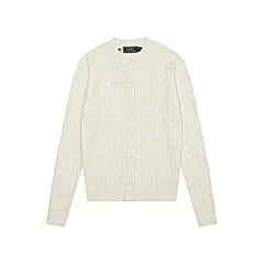 Ralph Lauren Cable Knit Cardigan Light Blue Cardigan - 35