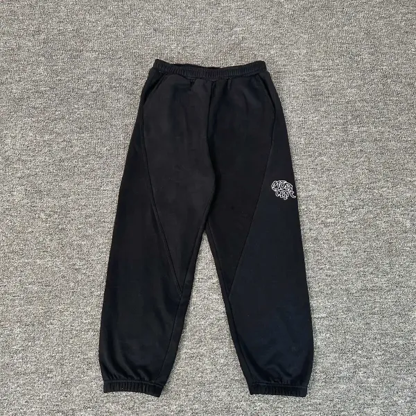 MMY Black and Gray Contrast Hoodie and Sweatpants Set - 19