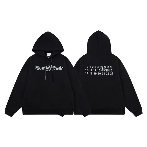Maison Margiela x Tommy Cash Numeric Hoodie Black - 1