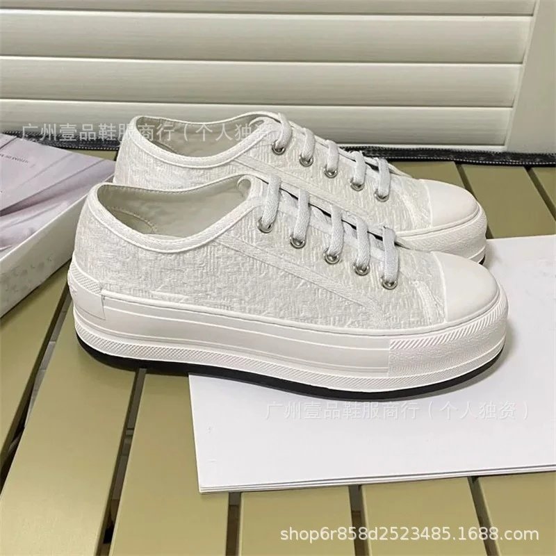 Dior B23 Oblique Pink Canvas Sneakers - 24