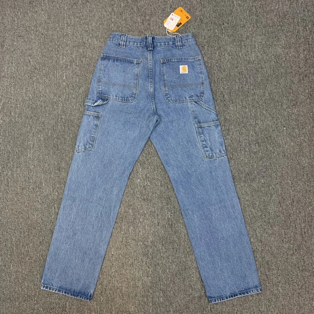 Carhartt Jeans Loose straight-leg carpenter with utility pockets — 606 Light Blue