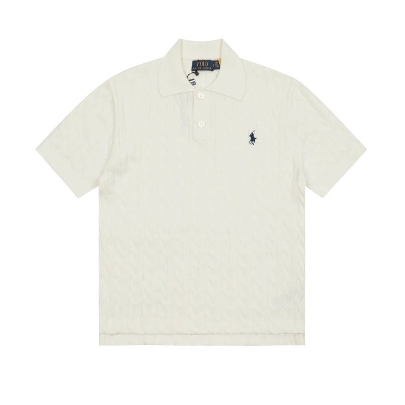 Polo Ralph Lauren Cable Knit Polo Purple - 34