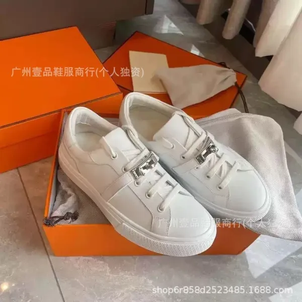 Hermès Oran Sneakers White Leather Sneakers - 8