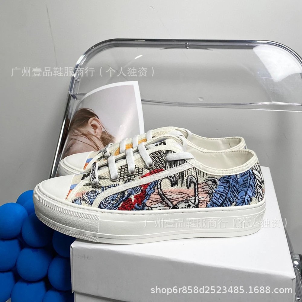 Dior B23 Oblique Pink Canvas Sneakers - 29