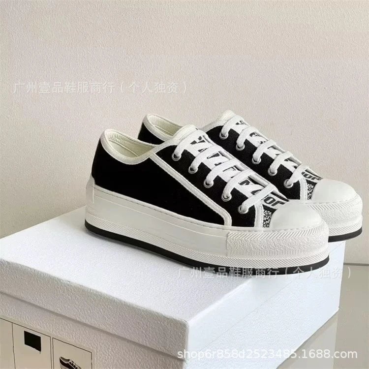 Dior B23 Oblique Pink Canvas Sneakers - 7