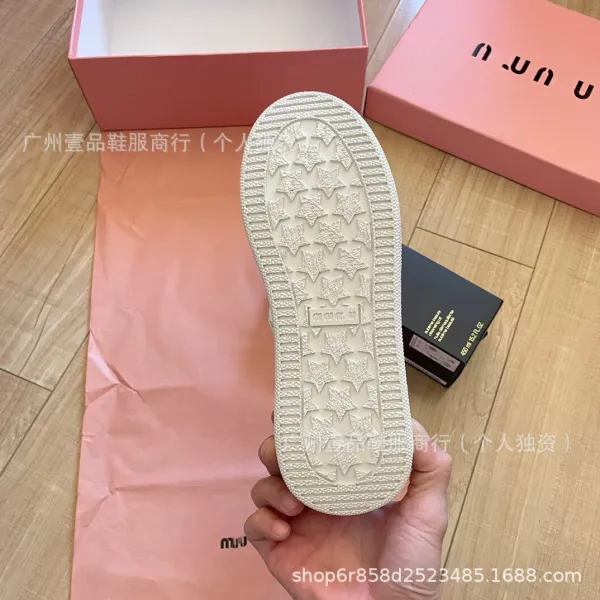 Miu Miu Archlight White Leather Sneakers - 29