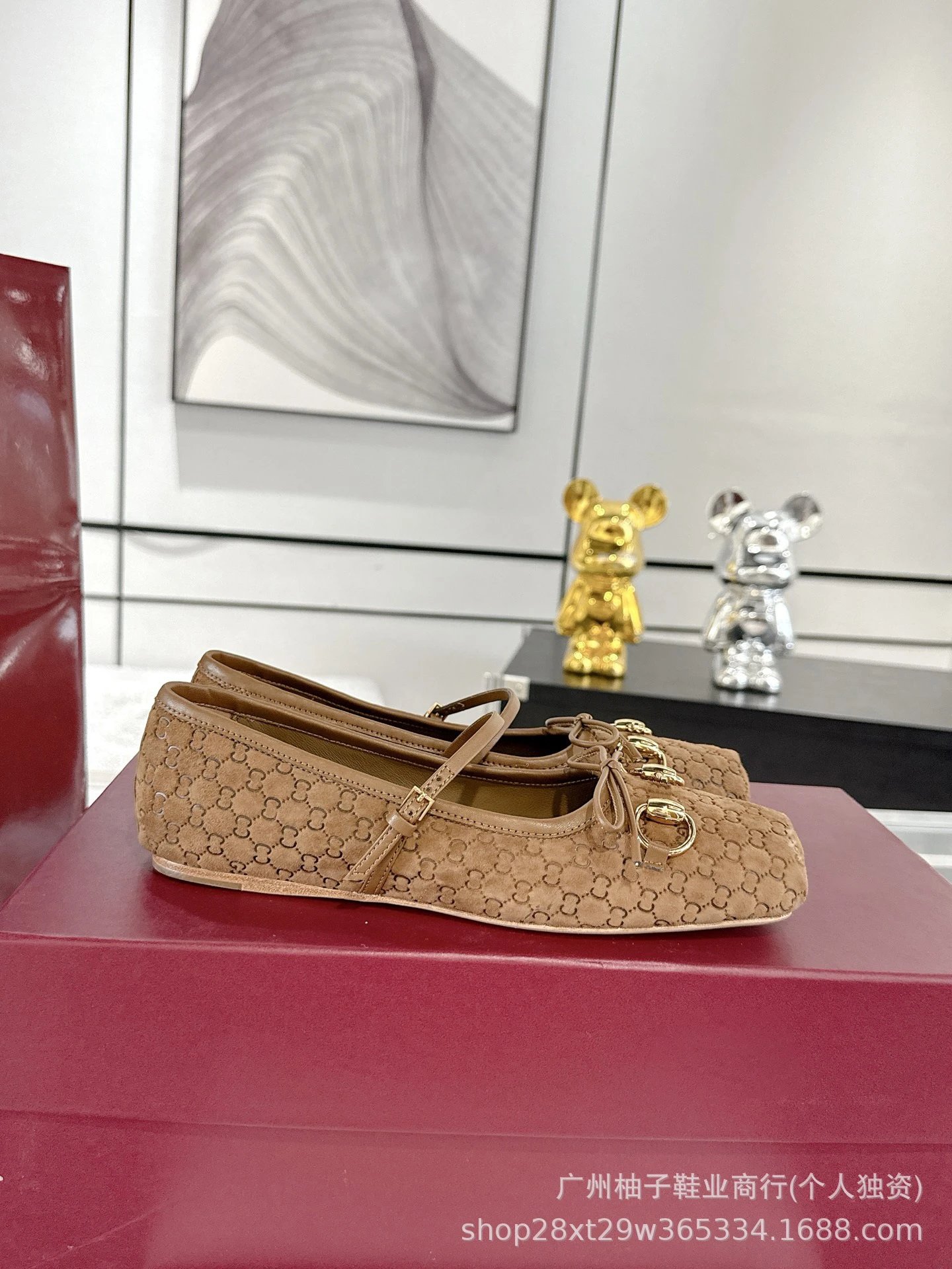 Gucci Horsebit Loafer in Olive Green GG Jacquard - 24