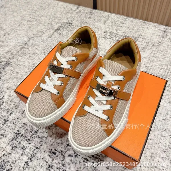 Hermès Oran Sneakers White Leather Sneakers - 10