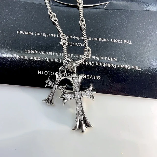 Chrome Hearts Jewelry Cross and fleur-de-lis pendant necklaces product detail image 19