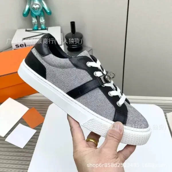 Hermès Oran Sneakers White Leather Sneakers - 14