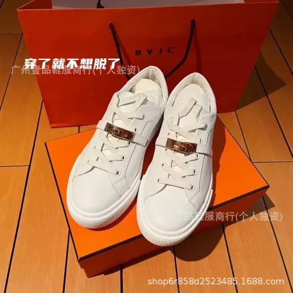 Hermès Oran Sneakers White Leather Sneakers - 5