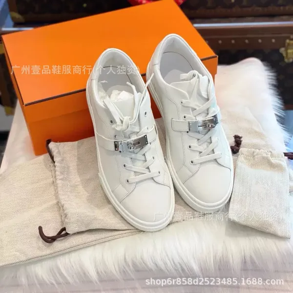 Hermès Oran Sneakers White Leather Sneakers - 7