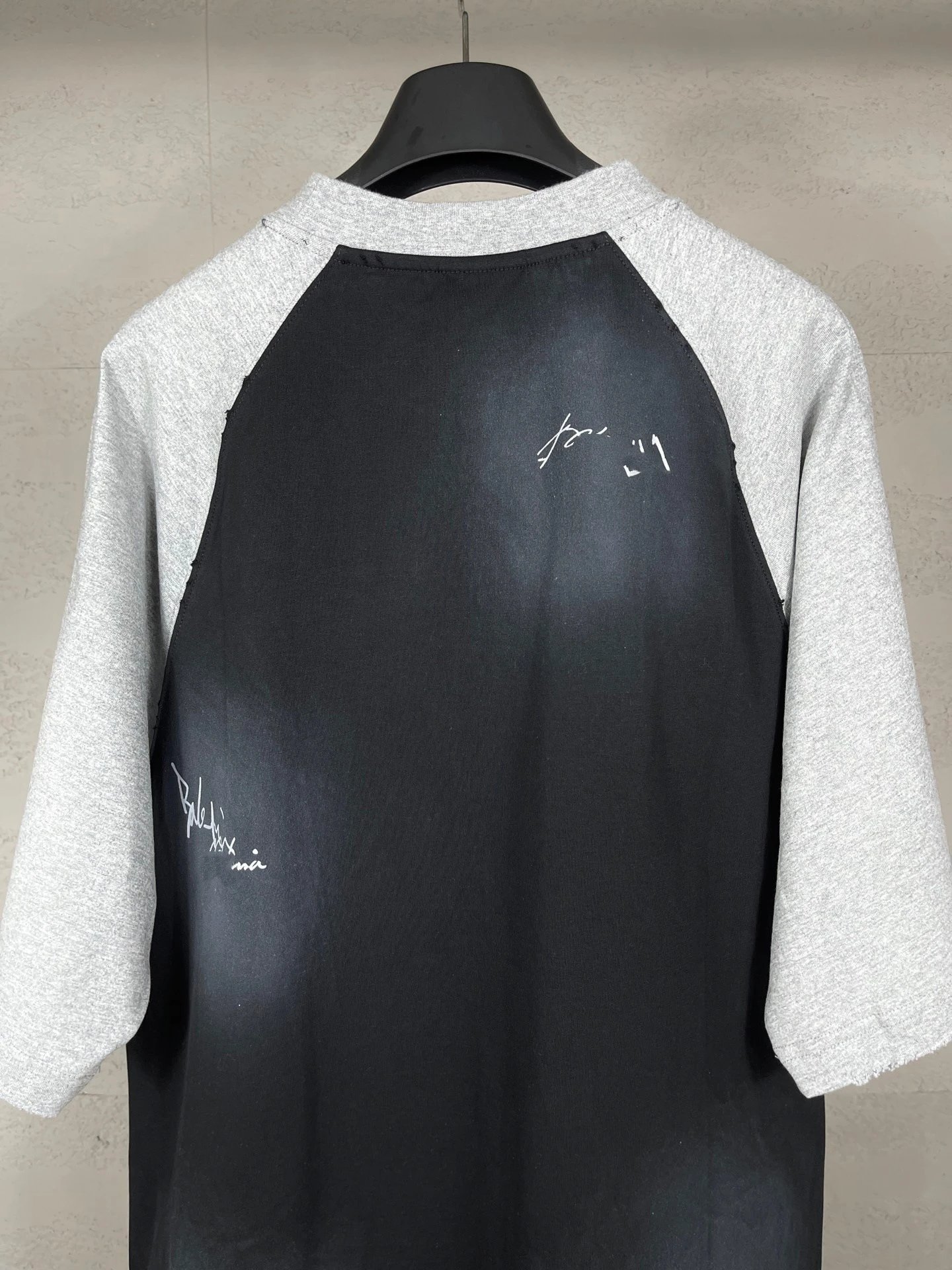 Balenciaga x GVO Raglan T-Shirt Neon Yellow - 14