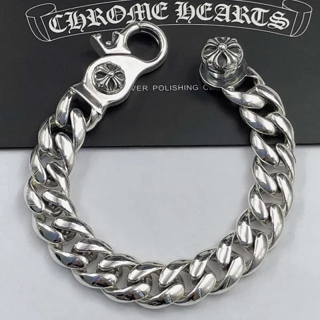 Chrome Hearts Jewelry Cross and Floral Chain Bracelet product detail image 22