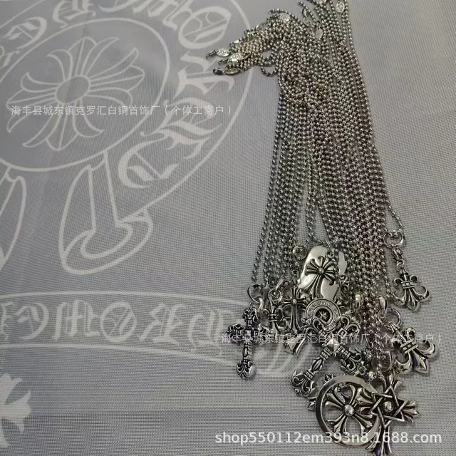 Chrome Hearts Jewelry Cross and fleur-de-lis pendant necklaces product detail image 8