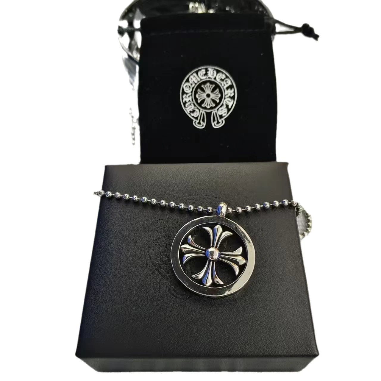 Chrome Hearts Jewelry Cross and fleur-de-lis pendant necklaces image 5