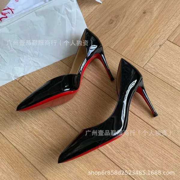 Christian Louboutin Pigalle Follies Patent Brown Stilettos - 11