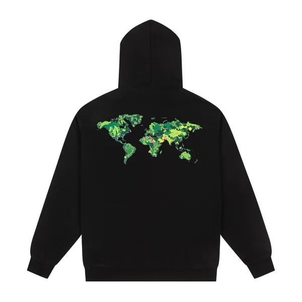 GRA Good Splatter Print Oversized Hoodie White - 32