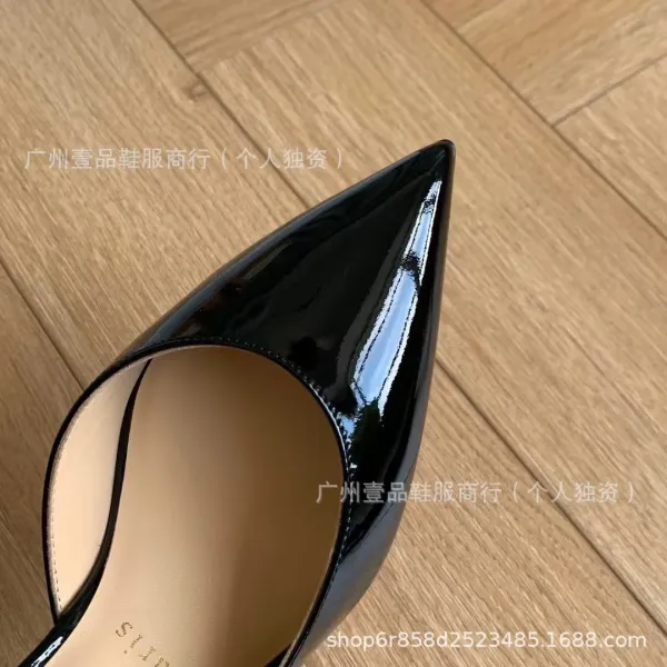 Christian Louboutin Pigalle Follies Patent Brown Stilettos - 13