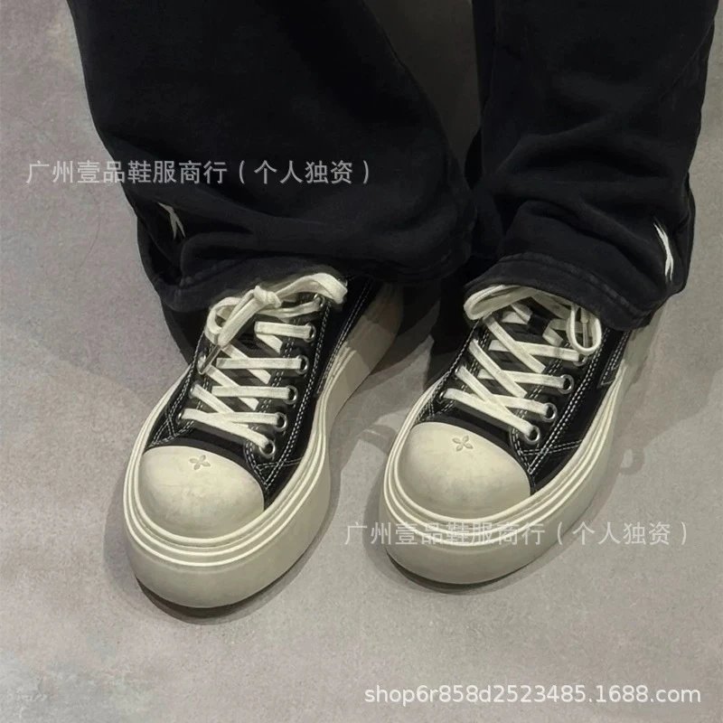 Off-White x Converse Chuck Taylor All Star Platform Black/White Chunky Sneakers - 5