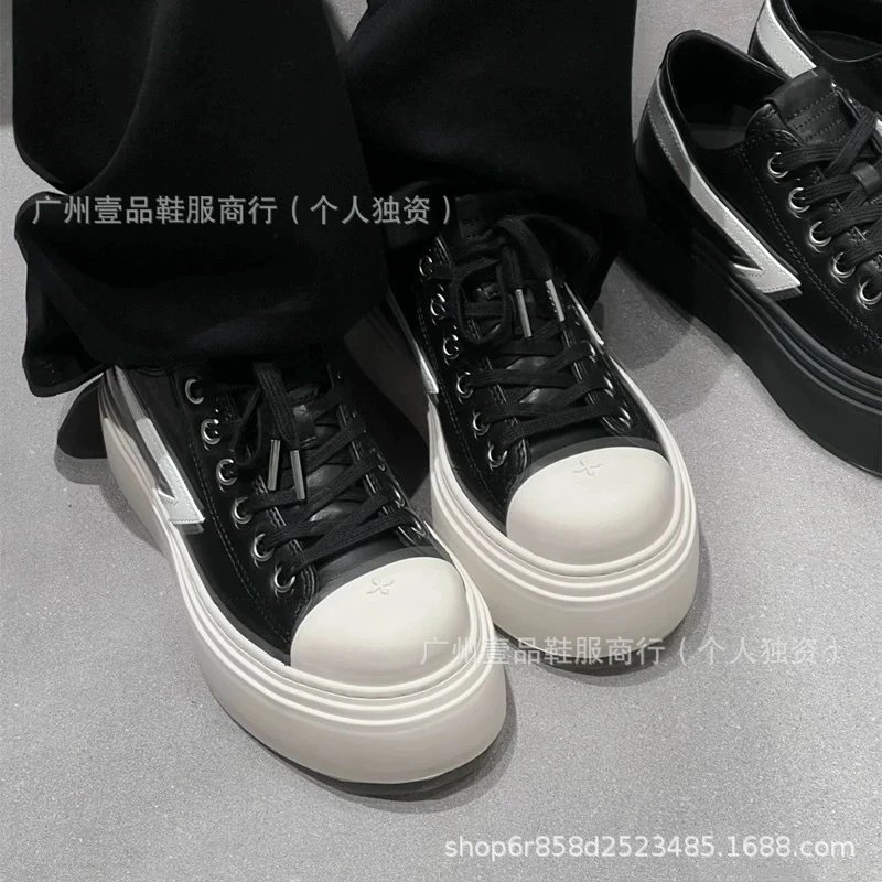 Off-White x Converse Chuck Taylor All Star Platform Black/White Chunky Sneakers - 8