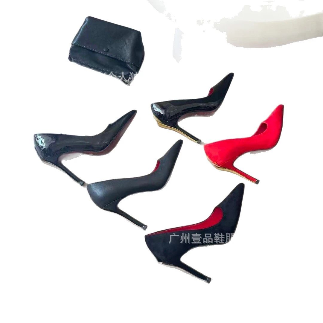 Unbranded High Heels Pointed-Toe Stiletto Pumps with Metal Sword Heel image 5