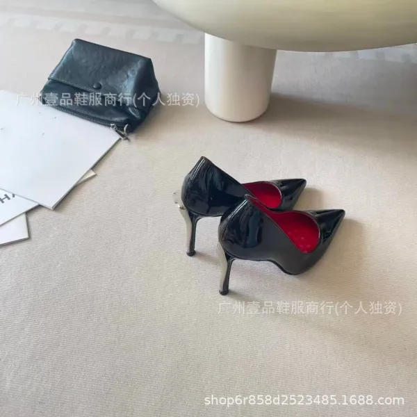 Christian Louboutin Pigalle Follies Black Suede Stilettos - 11