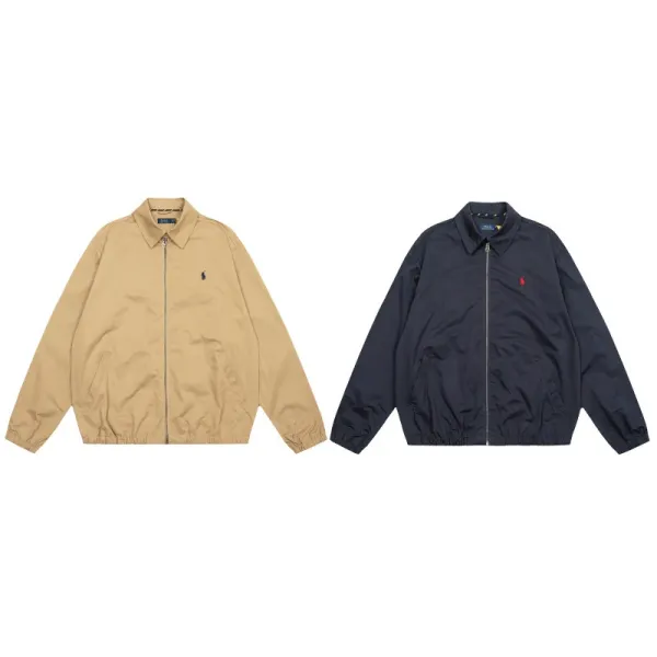 Ralph Lauren Polo Windbreaker Beige Hooded Jacket - 16