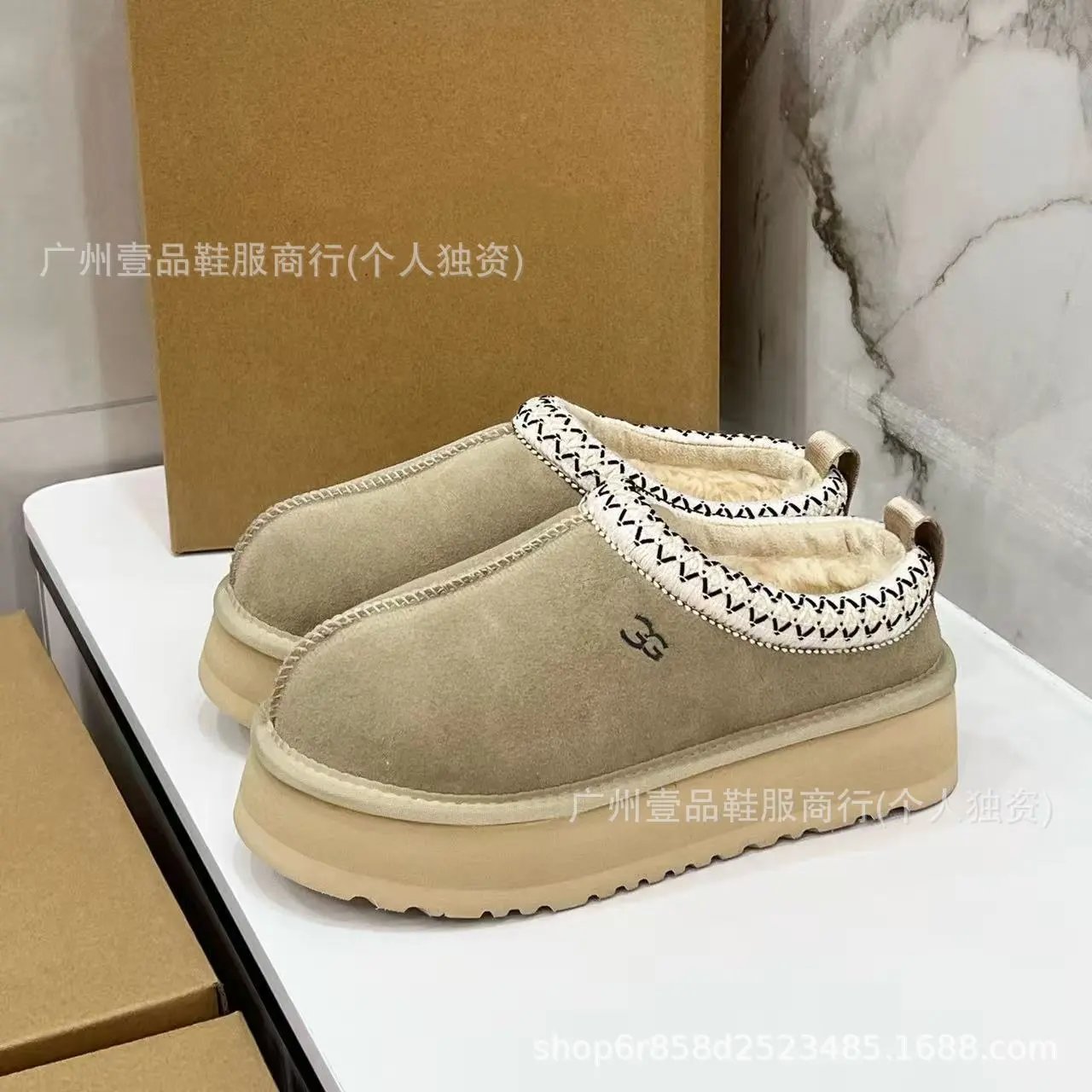 Ethnic style old version sand color 3.5cm