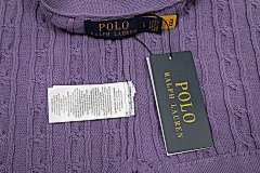 Polo Ralph Lauren Cable Knit Polo Purple - 23
