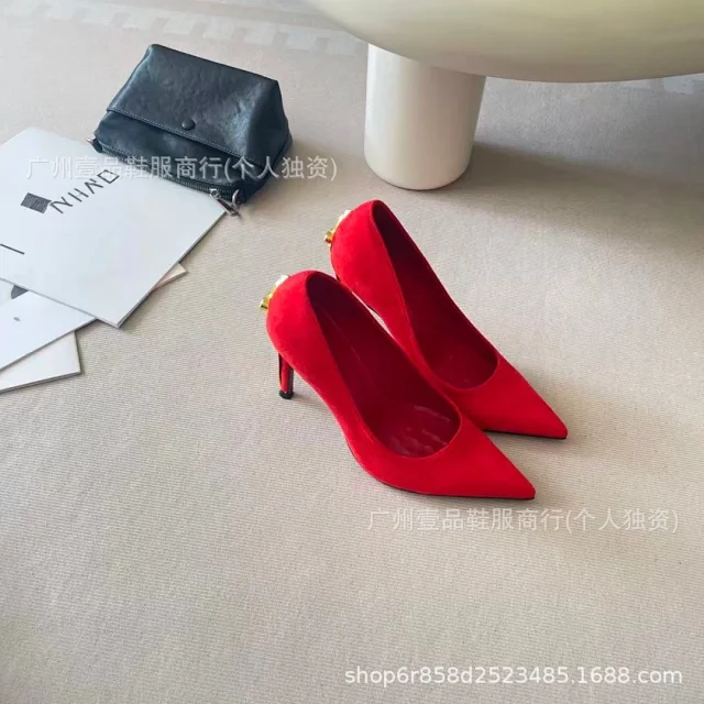 Unbranded High Heels Pointed-Toe Stiletto Pumps with Metal Sword Heel product detail image 16