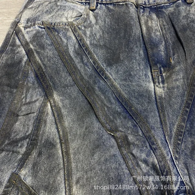 Unbranded Jeans Relaxed Straight-Leg Three-Stripe product detail image 36