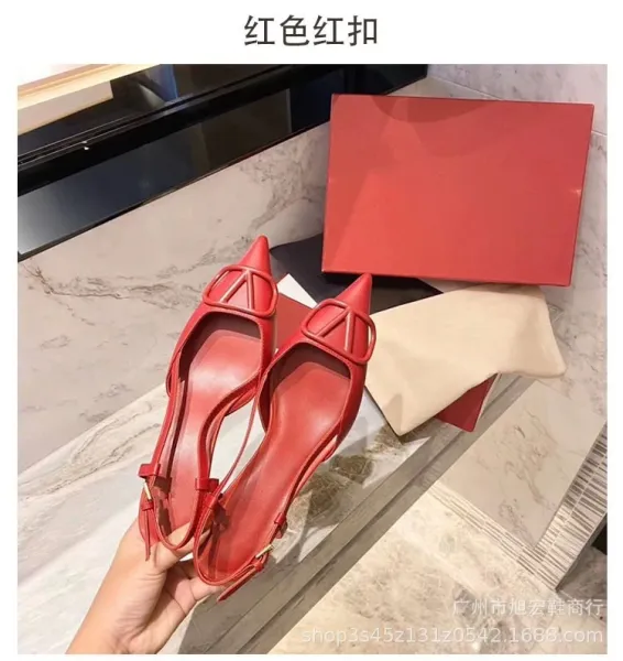 Valentino Garavani Rockstud Spike Pointed-Toe Mules White with Gold Hardware and Red Sole - 9