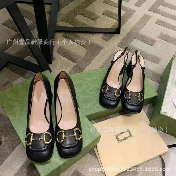 Gucci Horsebit Mary Jane Block Heel White Patent Leather Shoes - 15